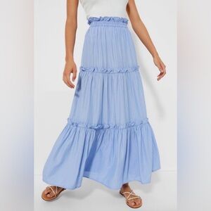 Tuckernuck - Cornflower Blue Stripe Prada Skirt - M